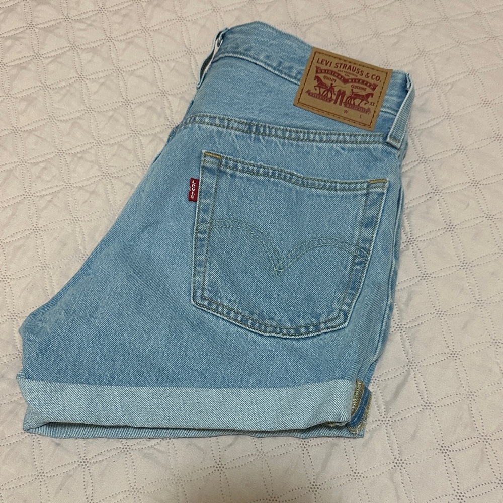 Levi's Classic Blue Denim Shorts